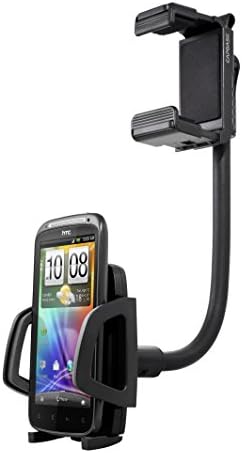 CAPDASE Mount Black Racer Rearview Mirror Bike Mount with Smartphone Cradle for Phones