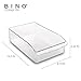 BINO Refrigerator, Freezer and Pantry Cabinet Storage Drawer Organizer Bin, Clear and Transparent Plastic Nesting Container for Home and Kitchen with Built-In Pull Out Handle, X-Large