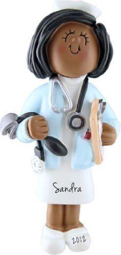 Ornament Central OC-002-AA African/American Female Nurse Figurine by Ornament Central