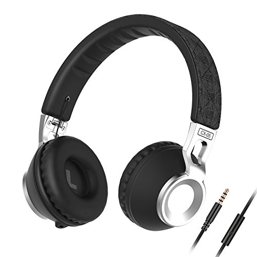 Sound Intone CX-05 Noise Isolating Headphones with Microphone for Smartphones - Black
