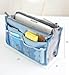 Services for You Handbag Pouch Bag in Bag Organiser Insert Organizer Tidy Travel Cosmetic Pocket (Blue)