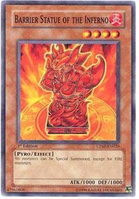 Yu-Gi-Oh! - Barrier Statue of the Inferno (CDIP-EN020) - Cyberdark Impact - 1st Edition - Common