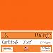 Clear Path Paper - Orange Cardstock - 12 x 12 inch - 65Lb Cover - 25 Sheets