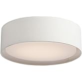 Maxim Lighting 10220OM Prime-19.5W 3 LED Flush Mount-16 Inches Wide by 5.5 inches high, Finish Color: Oatmeal Linen