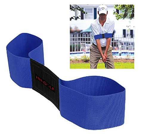 HH-GOLF Golf Swing Easy Arm Position Trainer, Swing Training Aid, Posture Correction Belt for Golfer Beginners