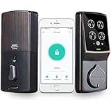 Bluetooth Keyless Entry Smart Door Lock (PGD 728) Patented Touchscreen/ Alarm System | Discrete PIN Code Input | iOS and Android Compatible