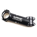MTB Stem 31.8 17 Degree 70 90 110mm Bike Stem Wake Mountain Bike Stem Short Handlebar Stem for Most Bicycle, Road Bike, MTB, BMX, Fixie Gear, Cycling (Aluminum Alloy, Lightweight, Black)