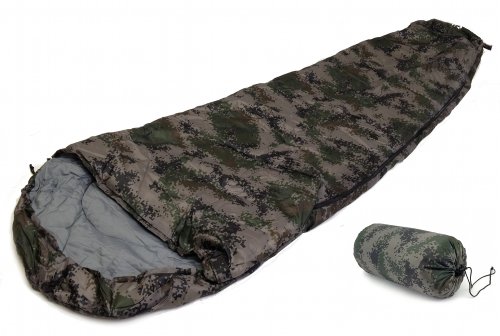 MUMMY SLEEPING BAG – USA CAMO – 20+ DEGREES, Outdoor Stuffs