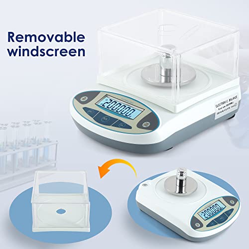 CGOLDENWALL Lab Scale 0.001g Analytical Balance Precision Electronic