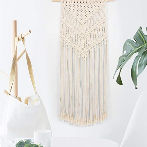 Plaviya Macrame Woven Wall Hanging, Boho Decor Bohemian Chic Boho Wall Décor - Home Office Livingroom Bedroom Art Decoration, 16\