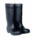 CLC Rain Wear R23014 Over The Sock Black PVC Men's Rain Boot, Size 14