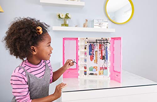 Barbie GBK11 - Traum Kleiderschrank, tragbares Modespielzeug für Kinder von 3 bis 8 Jahren – Bild 3