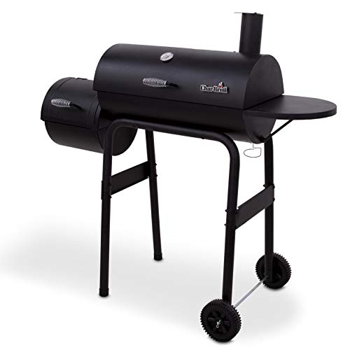 CharBroil 12201570A1 American Gourmet Offset Smoker, Black,Standard