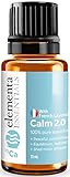 Calm - Essential Oil blend by Elementa 15ml (Comparable to DoTerra Serenity and Young Living Peace & Calming) Reduces Feelings of Stress, Anxiety and Agitation