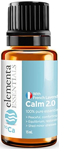 Calm 2.0 - Essential Oil Blend 15ml(Comparable to DoTerra Serenity and Young Living Peace & Calming) Reduces Feelings of Stress, Anxiety and Agitation Now with French Lavender