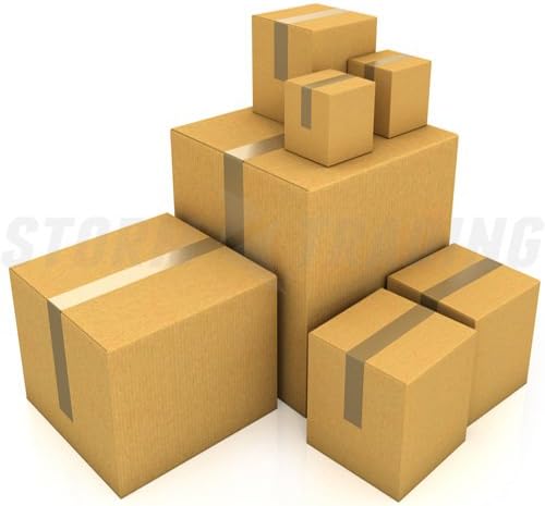 10 Medium Single Wall Cardboard Boxes - 12 x 9 x 3"