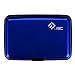 I3C Aluminum Wallet, Rfid Blocking Credit Card Holder Case Wallet Protector Aluminum Wallet for Credit Card Security Blue