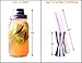 CJ Lifestyle Mason Jar Cocktail Shaker with Solid Wooden Muddler and Full Size Jigger, 24-Ounce