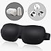 MOSPRO 3D Sleep Eye Mask Cover - Ideal Gift for Woman & Men with Free Ear Plugs, Contoured Comfortable Lightweight Sleeping Mask for Sleeping, Travel, Nap, Shift Works