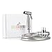 Boomer Fresh toilet sprayer - Stainless steel hand held cloth diaper and bidet sprayer kit - For Home and RV bathroom - Set includes Sprayer, Holder, Hose, T-adapter attachment all with nickel finish