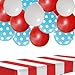 90shine 30 Pack Dr. Suess theme Latex Balloons - Baby Shower/Birthday/Cat Hat Party Supplies Decorations by Yen Jean
