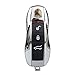 TOMALL Replacement Key Cover Silver Plating Chrome for Cayenne Panamera Macan 911 Carrera Key Shell Case