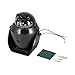 CARGOOL Automobile Compass Car Dashboard Compass Portable Mini Compass with Adhesive Tape and Magnetic Declination Adjuster, Ideal for Vehicles and Ships, Black