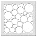 Faber-Castell Ice Layers - Adhesive Texture Stencils (Bubbles)