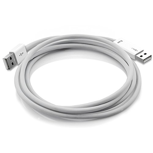 iLuv Award Winning High Speed USB File Transfer Cable with Shielded Cable for Optimal Signal Transfer Between Mac and PC, Mac and Mac, and PC and PC , No Flash drives or CD/DVDs Required (4")