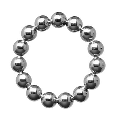 Master series stainless steel beaded constriction ring,…