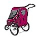 PETIQUE All Terrain Jogger-Blazin’ Berry Pet Stroller, Blazin’ Berry, One Sizethumb 3