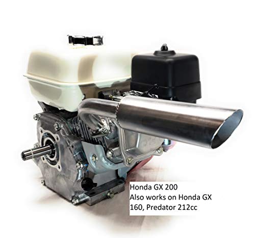 Header Exhaust Pipe for: Go Kart Predator 212cc,Honda GX160, GX200, LIFAN 7HP.