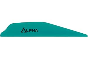 Bohning Alpha AR 1250 Vane, 2.8", Teal, 36pk