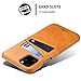 Wallet Case for iPhone 11 Pro Max, Slim PU Leather Back Case Cover Credit Card Holder, 6.5 inches, Khaki