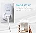 Orvibo Smart Plug Wifi Outlet Works With Google Home & HomeMate and Mostly Smart Home Devices,Voice Control＆Timer Function,Smart Socket-1 Pack.