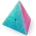 D-FantiX Qiyi Qiming Jelly Pyramid Stickerless Speed   Cube 3x3 Cube Puzzle