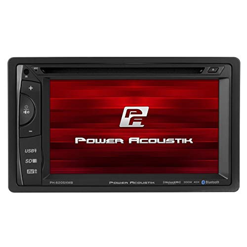 POWER ACOUSTIK PH-620SXMB 6.2" Touchscreen AM/FM/DVD/USB/BT with SXV300V1 Tuner