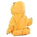 IDGIRL Unisex-baby Winter Flannel Romper Duck Onesie Outfits Suit DUCK 70CM Yellow Duck 3-5 Months