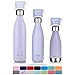 MIRA 12 oz Insulated Water Bottle - Slim Stainless Steel Cola Shape Thermos - Double Wall Hot & Cold Flask (24Hr Cold/12Hr Hot) - Lavender Violet