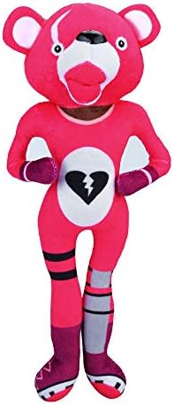 Xindda 11.8inch/30CM Fortnite Plush Figures Stuffed Toys Cuddle Team Leader Pink Bear, for Kids