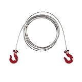 Walmeck Metal Tow Hook & Trailer Chain Kit Decor 1/10 RC Rock Crawler Shackle for Axial SCX10 TF2 Crawler Part