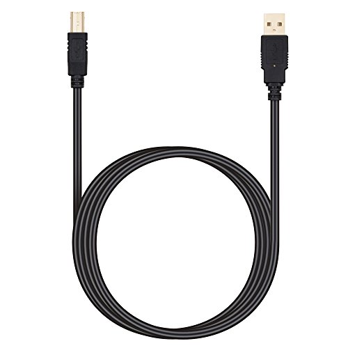 Printer Cable 20 Feet,Ruaeoda USB Long Printer Cable Cord USB 2.0 Cable Type A Male to B Male Printer Scanner USB B Cable for HP, Canon,Epson, Lexmark, Dell, Xerox, Samsung Etc