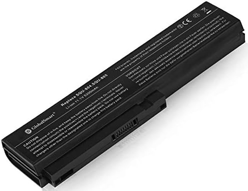 GlobalSmart High Performance Notebook/Laptop Battery for LG/Casper/Fujitsu/Gericom/Gigabyte/Philips/Qaunta Black SQU-805 6cell
