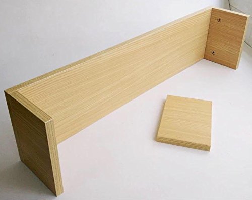 Extra Large 31.5 Inch Computer Monitor Or Laptop Stand. This Is A Long Sturdy Desktop Dual Double Or Multi Monitor Screen Riser (5.9" Tall, Peach Wood) - Thumbnail 3