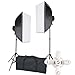 StudioFX 2400 Watt Large Photography Softbox Continuous Photo Lighting Kit 28