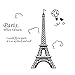 1 X Eiffel Tower DIY Removable Art Vinyl Wall Sticker Decor Mural Decal