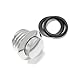 New Flush Chrome Pop Up Gas Cap Vented Compatible with Harley Davidson Fueltank Fuel Cap Regular Thread (1982-2010)