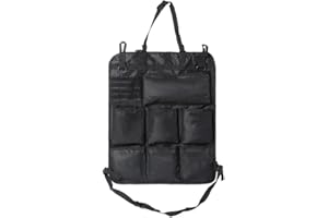 ProWildGear Tactical Universal Car Front Seat Back Organizer 18 x 23 Inch Seat Back Organiser with 7 Storage Pouch, with Moll