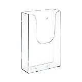 Sovoadur Brochure Holder Wall Mount, Clear