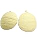 Kiloline 100% Big Size Naturals Exfoliating & Cleansing Loofah Pads-2 Pack Nature's flexible Luffa fibres Sponge Scrubber Brush Close Skin For Bath Spa and Shower Deep Cleansing Massaging Regenerating